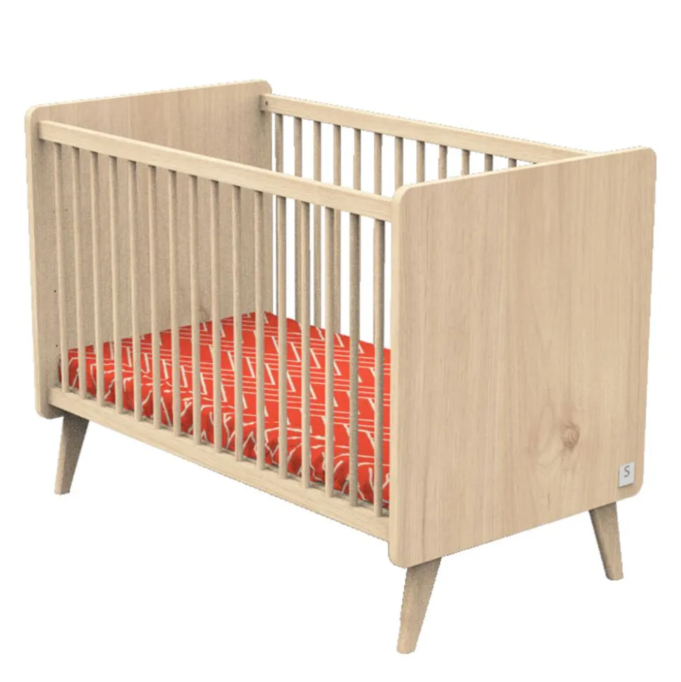 Chambre bébé duo lit 60x120cm + commode arty