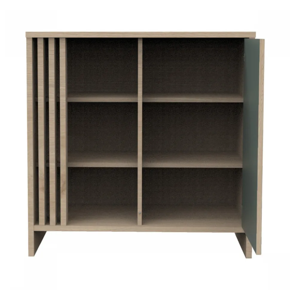 Chambre bébé duo lit 60x120cm (non transformable) + commode sauge tokyo
