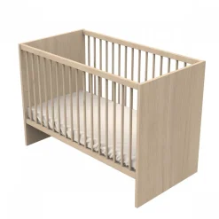 Chambre bébé duo lit 60x120cm (non transformable) + commode sauge tokyo