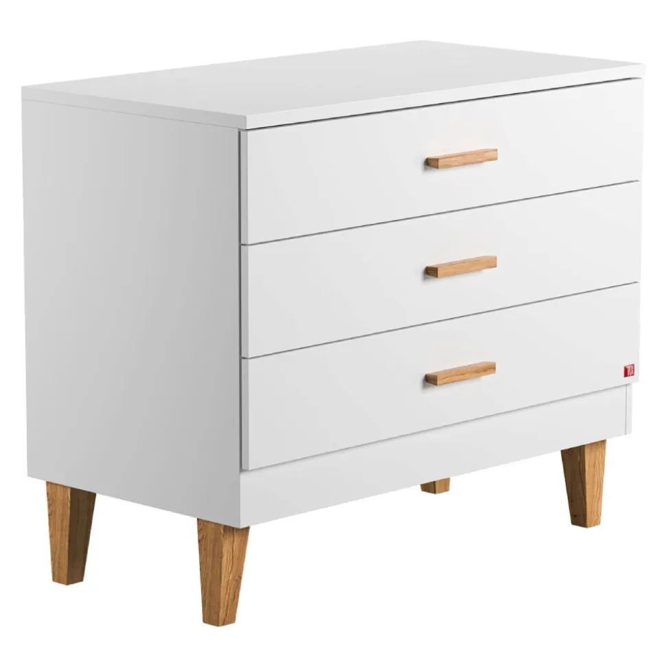 Chambre bébé duo lit 60x120 + commode blanc lounge