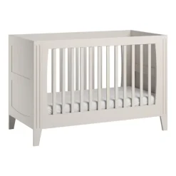 Chambre bébé duo lit 70x140 + commode blanc milenne