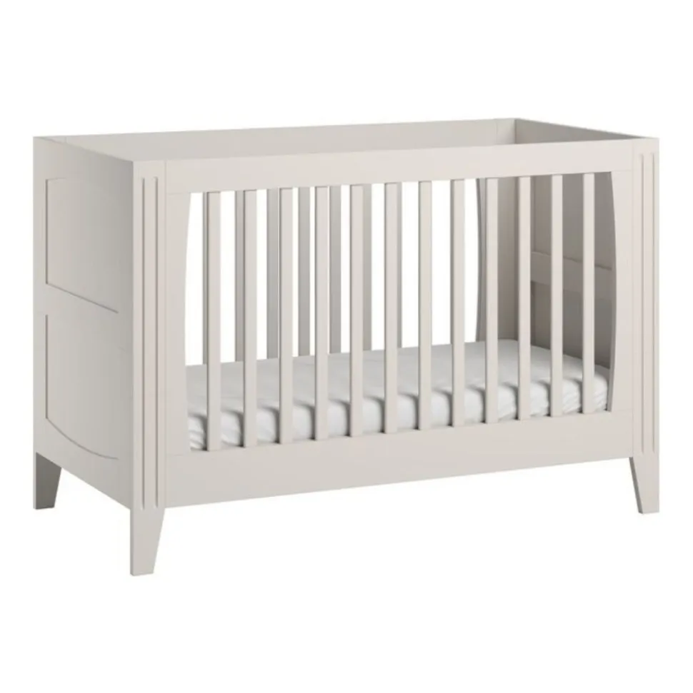 Chambre bébé duo lit 70x140 + commode blanc milenne