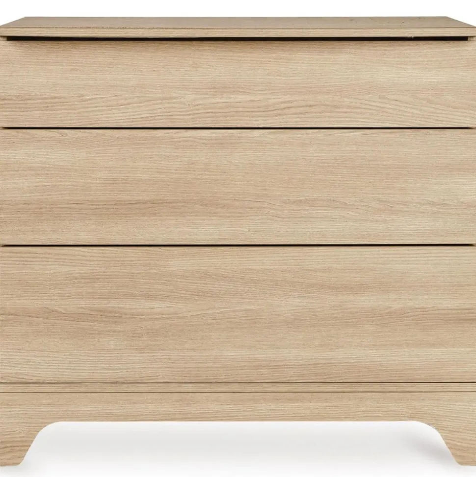 Chambre bébé duo tsugi lit évolutif 70 x 140 cm avec commode et plan à langer honey ash