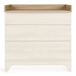 Chambre bébé duo tsugi lit évolutif 70 x 140 cm avec commode et plan à langer honey ash