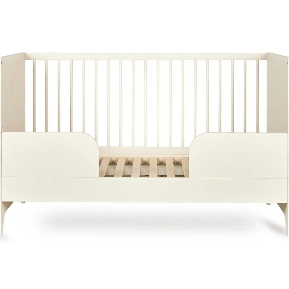 Chambre bébé duo tsugi lit évolutif 70 x 140 cm avec commode et plan à langer butter