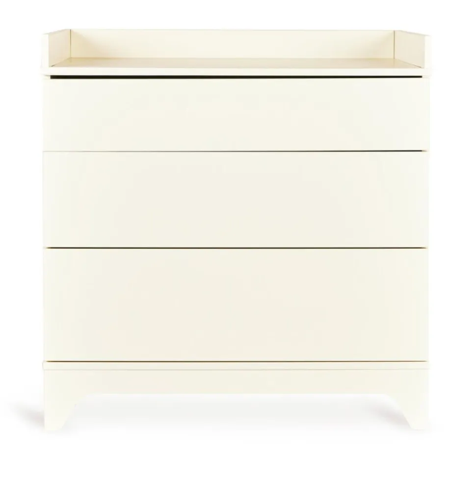 Chambre bébé duo tsugi lit 60 x 120 cm + commode avec plan à langer butter