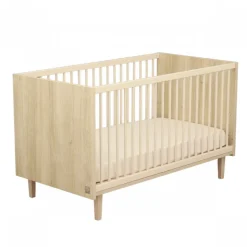 Chambre bébé trio lit + commode 3 tiroirs + armoire paloma bois