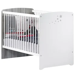 Chambre bébé trio lit little big bed + commode + armoire nao