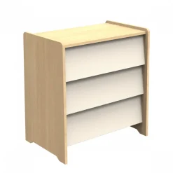 Chambre bébé trio lit 60x120cm + commode + armoire vanille