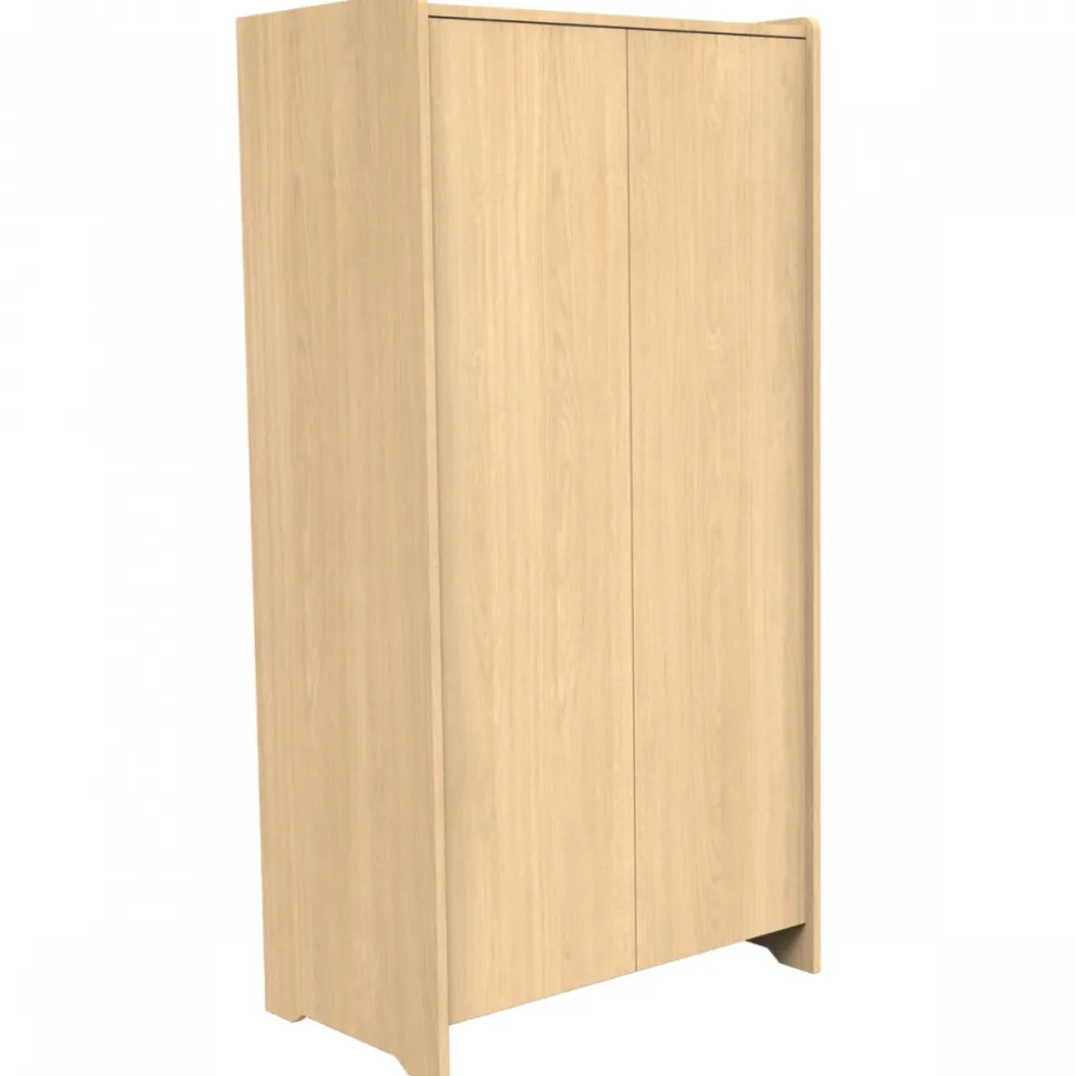 Chambre bébé trio lit 70x140cm + commode + armoire cannelle