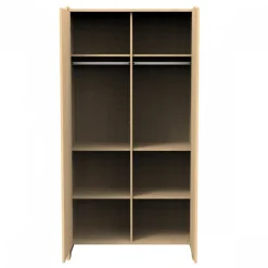 Chambre bébé trio lit 60x120cm + commode + armoire cannelle