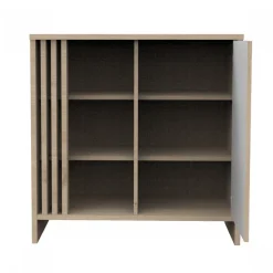 Chambre bébé trio lit 70x140cm + commode + armoire blanche tokyo