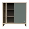 Chambre bébé trio lit 70x140cm + commode + armoire sauge tokyo