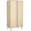 Chambre bébé trio lit 60x120cm transformable + commode 3 tiroirs + armoire melinee