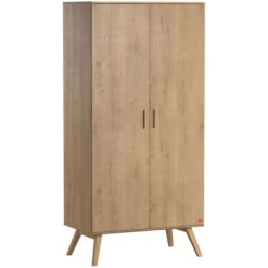 Chambre bébé trio lit 60x120 + commode + armoire bois nautis