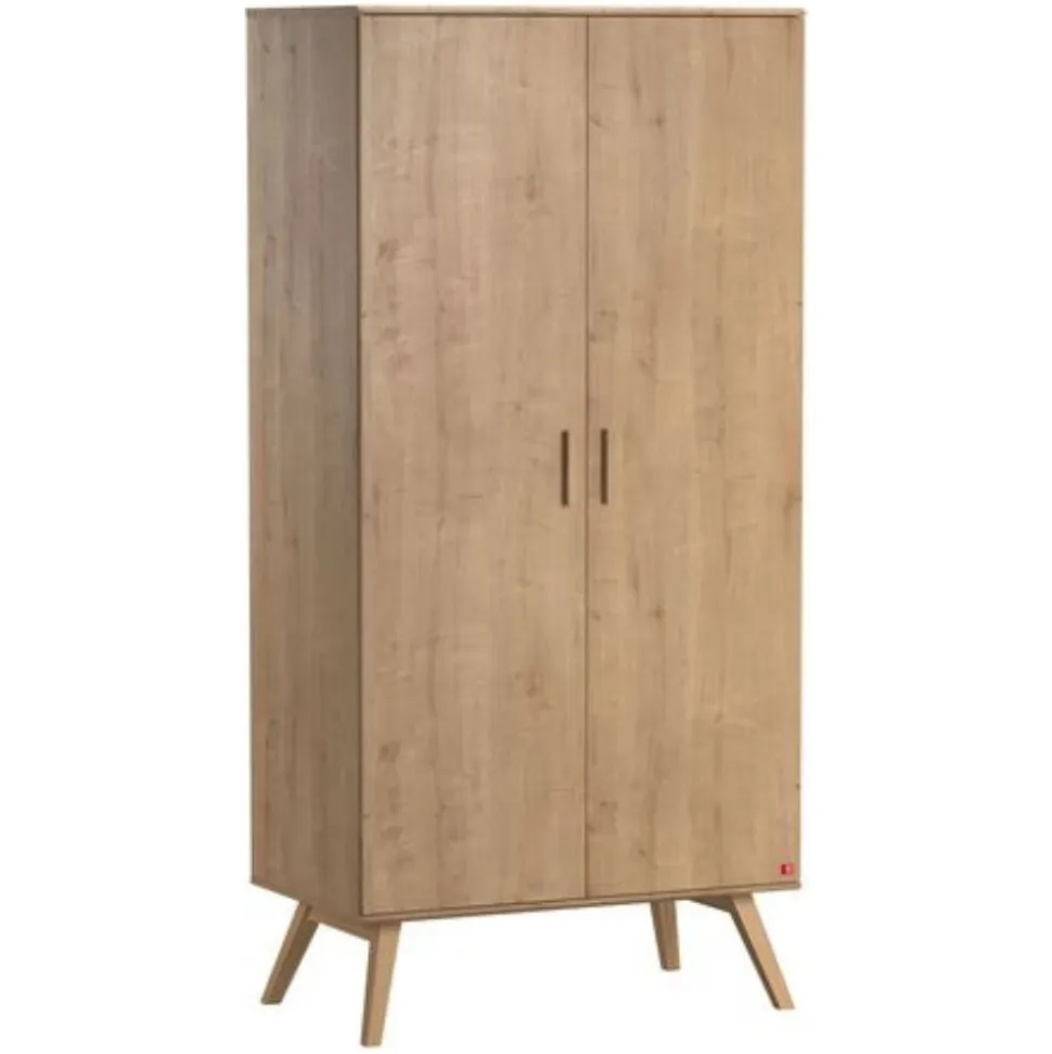 Chambre bébé trio lit 60x120 + commode + armoire bois nautis