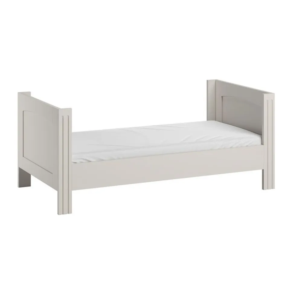 Chambre bébé trio lit 70x140 + commode + armoire blanc milenne