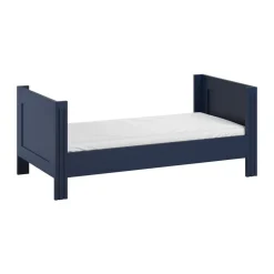 Chambre bébé trio lit 70x140 + commode + armoire indigo milenne