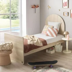 Chambre duo arche lit transformable + commode/bureau chêne