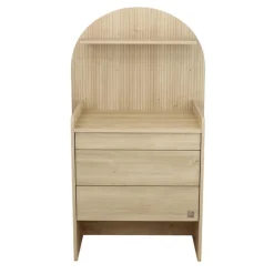 Chambre duo arche lit transformable + commode/bureau chêne
