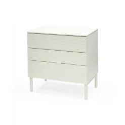 Chambre duo berceau sleepi gris + commode sleepi blanc