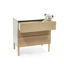 Chambre duo berceau sleepi naturel + commode sleepi naturel