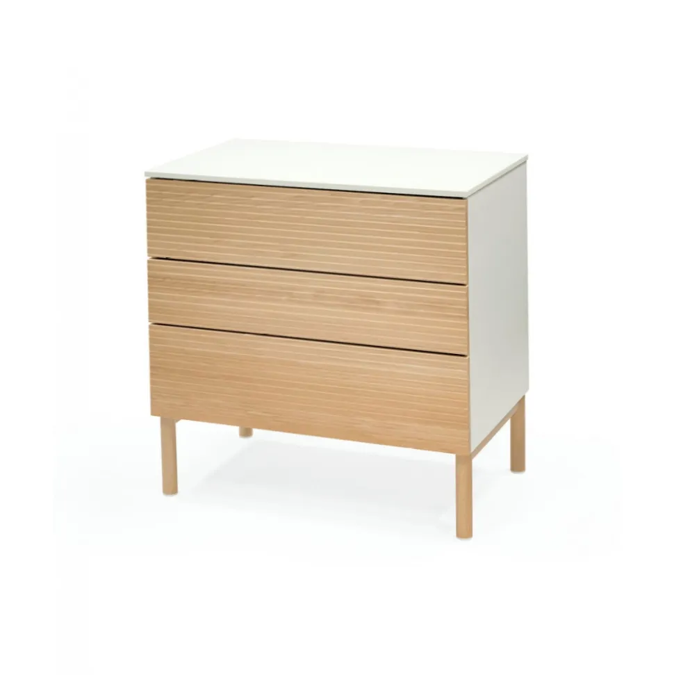 Chambre duo berceau sleepi naturel + commode sleepi naturel