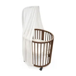 Chambre duo berceau sleepi warm brown + commode sleepi white