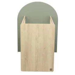 Chambre duo lit bebe 120x60 chambre duo arche lit transformable + commode/bureau saugeen 90x190 - coloris sauge arche+commode a langer evolutive en bu
