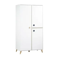Chambre duo lit combiné évolutif + armoire oslo etoile