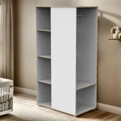 Chambre duo lit combiné évolutif et armoire first