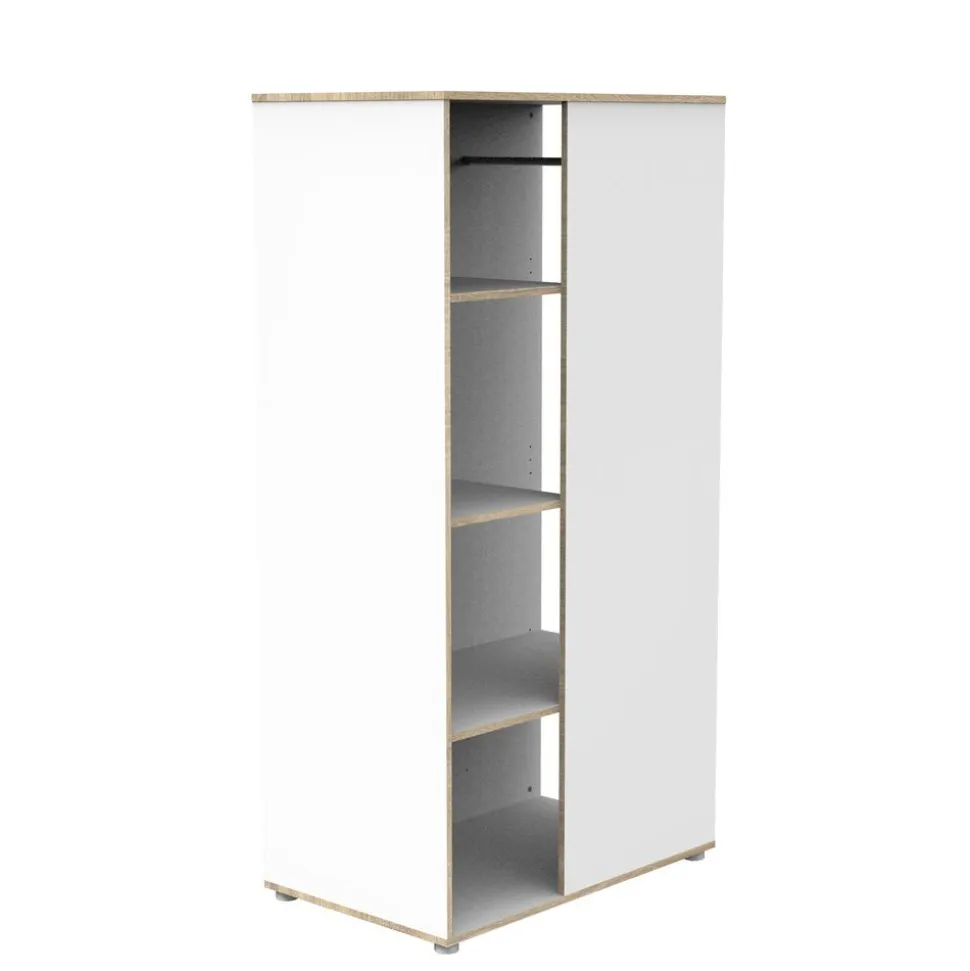 Chambre duo lit combiné évolutif et armoire first