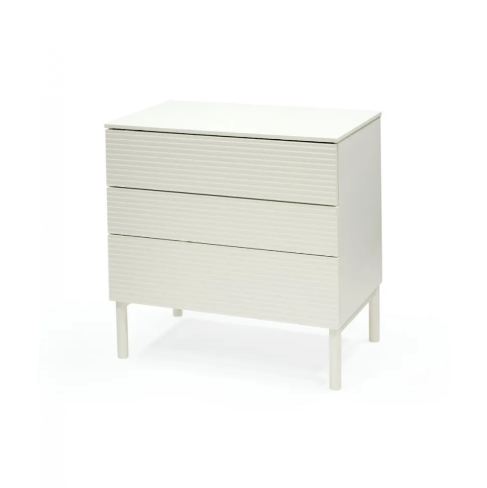 Chambre duo lit sleepi + commode sleepi + matelas - white