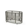 Chambre duo lit sleepi gris + commode sleepi blanc