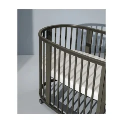 Chambre duo lit sleepi gris + commode sleepi blanc