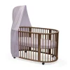 Chambre duo lit sleepi warm brown + commode sleepi white