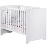 Chambre duo lit 60x120 + armoire loft blanc