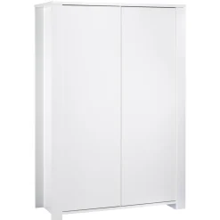 Chambre duo lit 60x120 + armoire loft blanc