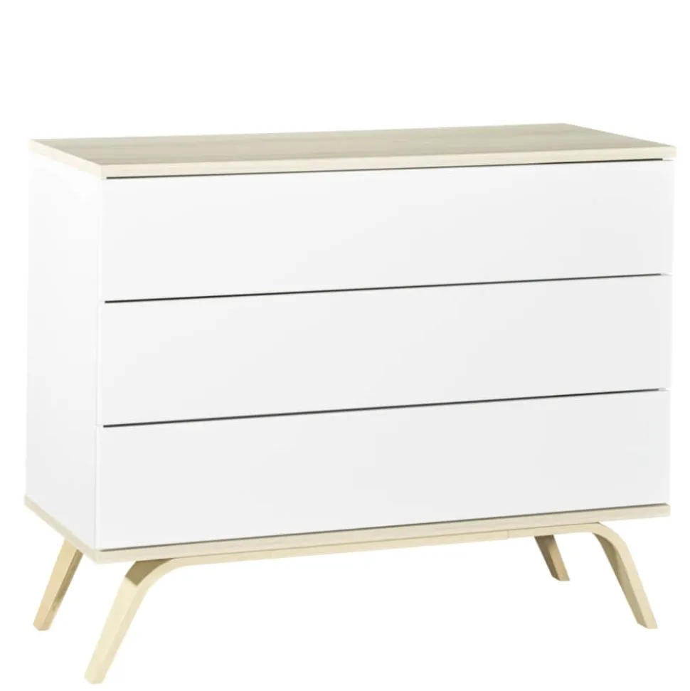 Chambre duo lit 70x140 + commode serena
