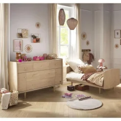 Chambre duo my love 140*70 cm avec commode xxl