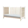 Chambre duo océania neige lit 60x120 cm + commode