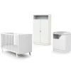 Chambre trio carnaval lit + armoire + meuble à langer blanc