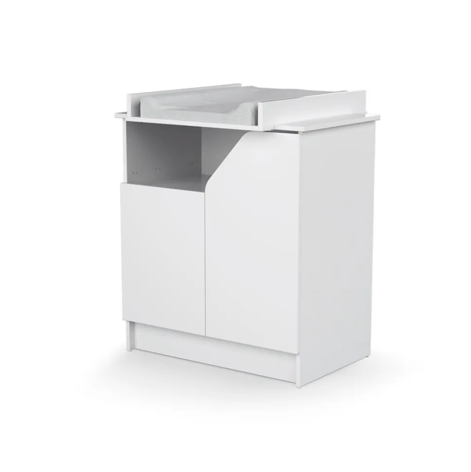 Chambre trio carnaval lit + armoire + meuble à langer blanc