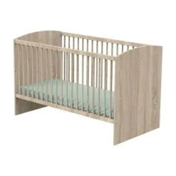 Chambre trio lit bébé 70x140 + armoire + commode access bois