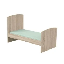 Chambre trio lit bébé 70x140 + armoire + commode access bois