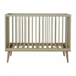 Chambre trio lit bébé 60x120 cm + armoire xl + commode avec plan à langer flow argile & oak