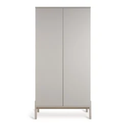 Chambre trio lit bébé 60x120 cm ashi argile+commode 3 tiroirs ashi argile avec plan à langer+armoire 2 portes ashi argile