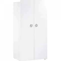 Chambre trio lit + commode + armoire basic étoile gris