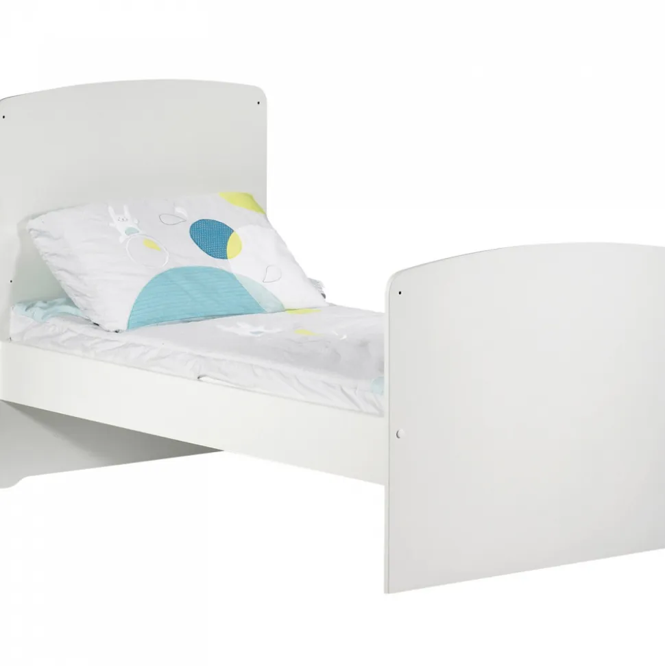 Chambre trio lit + commode + armoire basic étoile gris