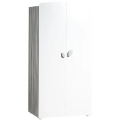 Chambre trio lit little big bed + commode + armoire leaf